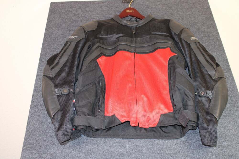 Joe Rocket Phoenix 5.0 Mesh Motorcycle Jacket Black and Red XL
